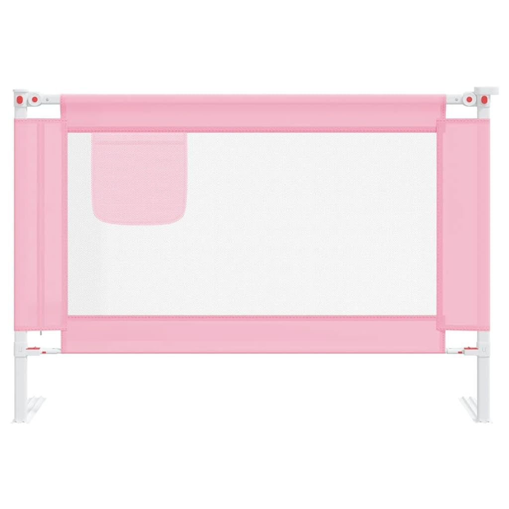 Barrera protectora para cama infantil, 100 x 25 cm, tela con altura ajustable, protección anticaídas y protección lateral para cuna, barrera de cama para seguridad del bebé en el dormitorio y