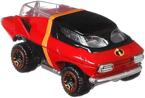 Miniatura 2 de Disney Hot Wheels Mr. Incredible - Coche de personajes, serie 6, escala 1:64