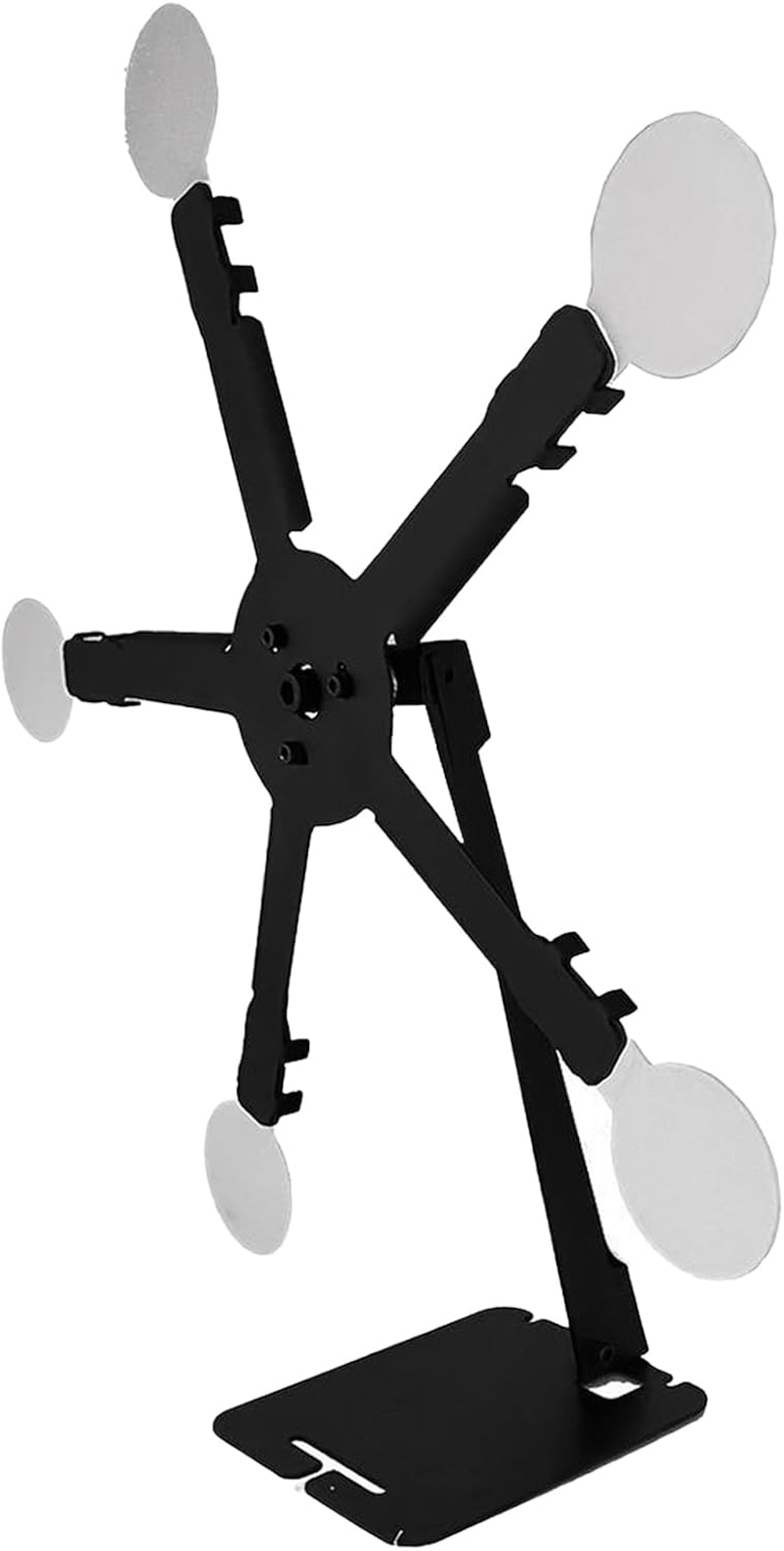 Mppchhn 回転ターゲットゲーム モバイルターゲット 磁気調節可能 5つの観覧車練習ツール 裏庭 女性 大人 男性 アウトドアゲ