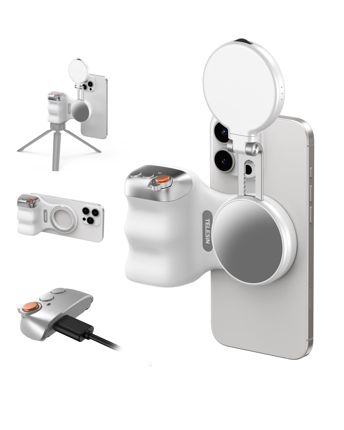 Locker.Ink | Capture Stunning Photos with These Top Mobile Phone Camera Grips TELESIN Creator Kit