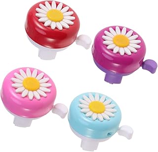 BESPORTBLE 4 Pçs Peças De Bicicleta Infantil Sino De Bicicleta De Montanha Sino De Flores Mini Acessórios De Bicicleta Sino De Bicicleta Infantil Buzina De Bicicleta Sino De Bicicleta Sino