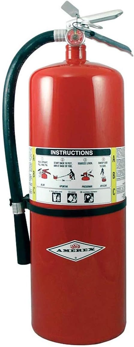 Amerex A411 20 lbs ABC Dry Chemical Fire Extinguisher with Wall Hanger