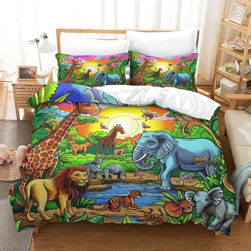 Housse de couette avec fermeture éclair pour literie king size