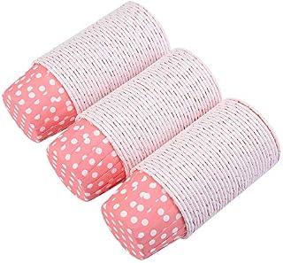 Fdit 100PCS Medium Cupcake Liners Paper Round Cake Baking Cups Muffin Cases Wedding Home Party(Pink)