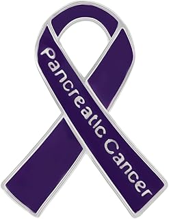 1/2/5/10/25/50pcs purple ribbon awareness pins – for alzheimer’s, domestic violence, epilepsy, pancreatic cancer, lupus, crohn’s disease - perfect for support groups, gift giving and fundraising