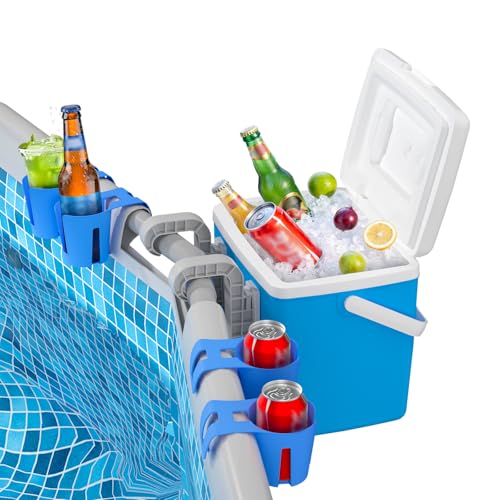 Pool Cooler with Pool Cup Drinks Holders, Above...