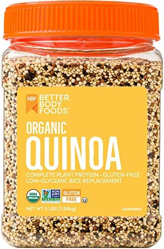 BetterBody Foods Organic Quinoa, 3 Lb