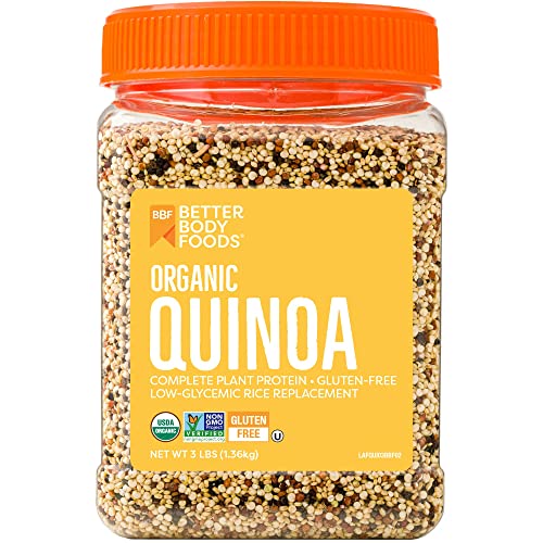 Betterbody Foods Organic Quinoa, 3 Lb #TOP1