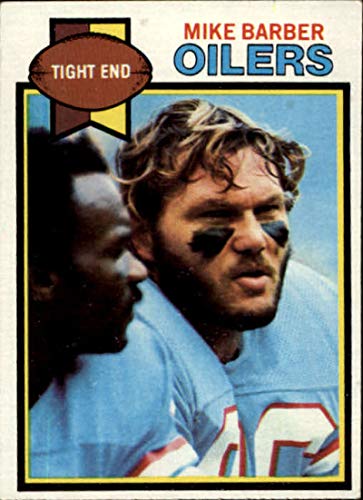 1979 Topps #37 Mike Barber Houston Oilers NFL Football Card (RC - Rookie Card) EX Excellent