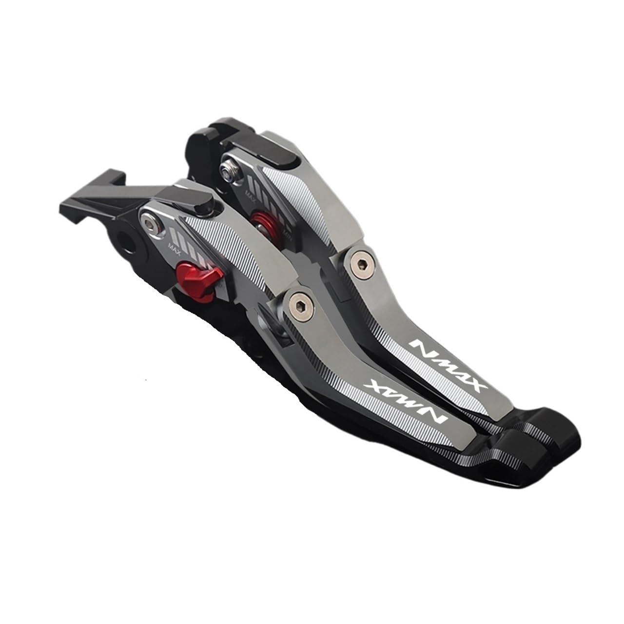 Djshuoy Titanium B Handlebar Brake Lever For Nmax 160 155 125 2015 Present Motorcycle Accessorie Clutch Lever Brake Lever Set Adjustable Folding Handle Levers(Titanium B)