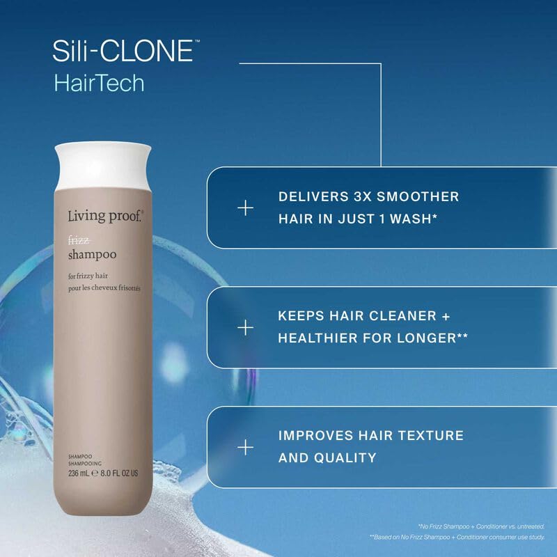 Miniatura 2 de Living Proof Kit esencial para el cabello sin encrespamiento - Champú sin encrespamiento de tamaño de viaje, acondicionador, crema de peinado suave