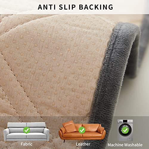 Deep Dream Couch Cover, Sectional Couch Covers, Sofa Covers For 3 Cushion Couch, Couch Cover For Dogs Pets Kids Recliner Loveseat L Shaped, Anti-Slip Sofa Covers 36 X 82 Inch - Dark Grey(Only 1 Piece) #TOP3