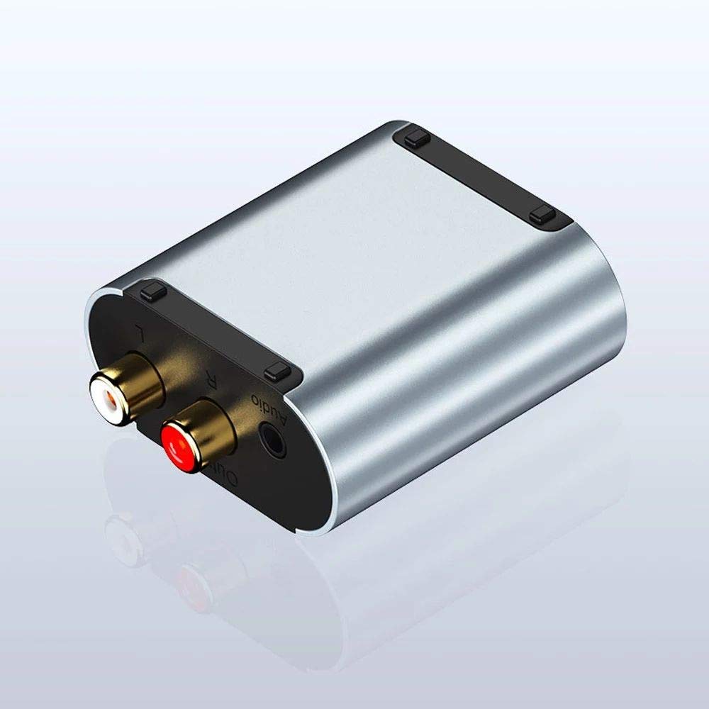/G Convertisseur Audio numérique-analogique Fibre coaxiale vers simulateur avec Adaptateur de décodeur Haute définition à Trou Audio 3.5mm