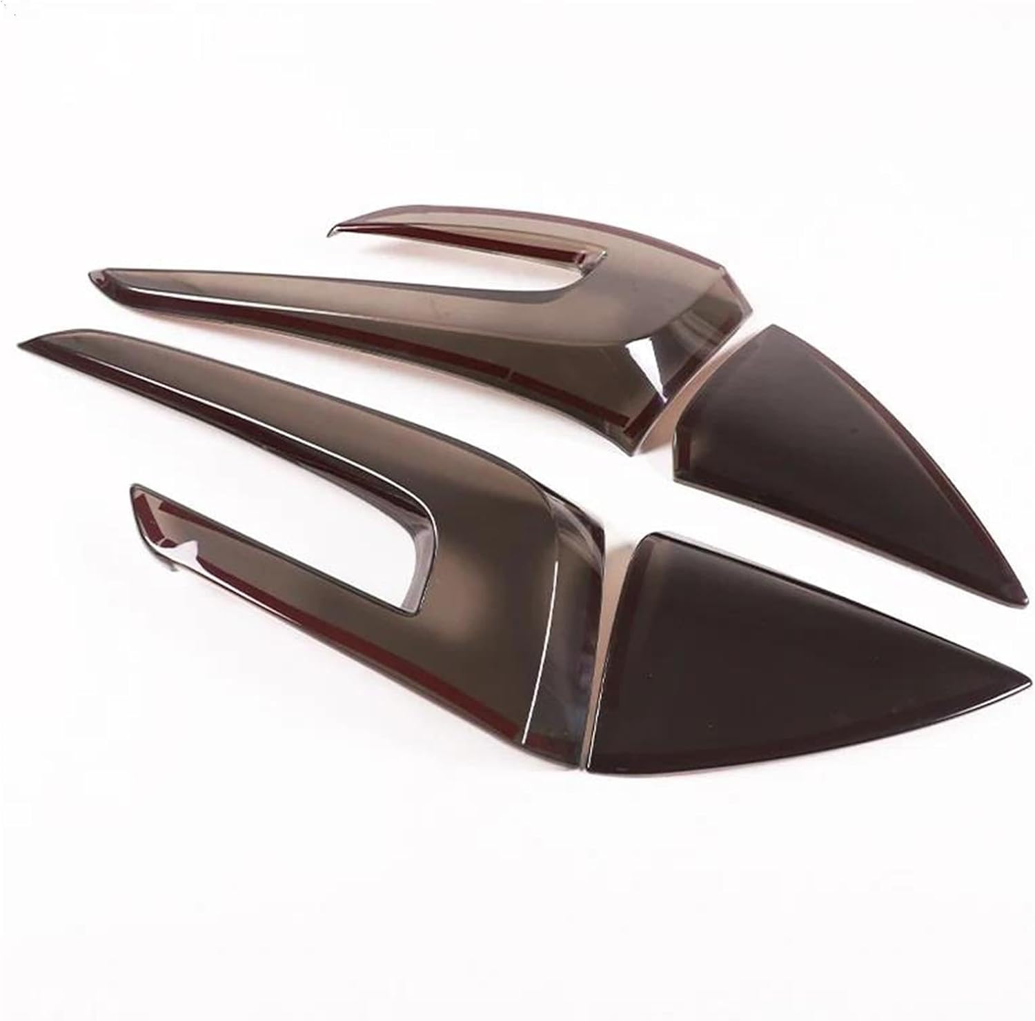Car Rear Light Cover Trims 4Pcs Rear Tail Light Decorative Cover Taillight Lamp Guard Trim Frame Bezels Hood For Tesla Model 3 2023-20