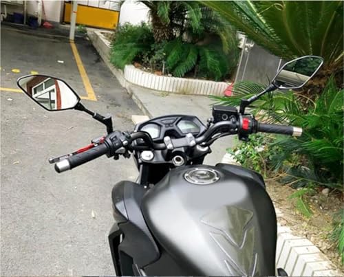 Retrovisor de aluminio mecanizado y ABS resistente para Yamaha Tenere 8mm 6