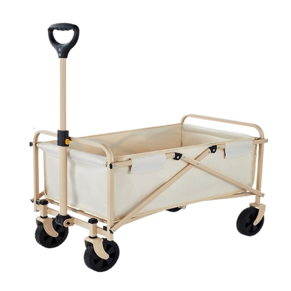 Tragbarer Campinganhänger, Outdoor Camping Tragbarer Park Trolley Klappanhänger Mini Handgezogener Warenkorb