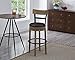 Ball & Cast Swivel Pub Height Barstool 29 Inch Seat Height Light Brown Set of 1