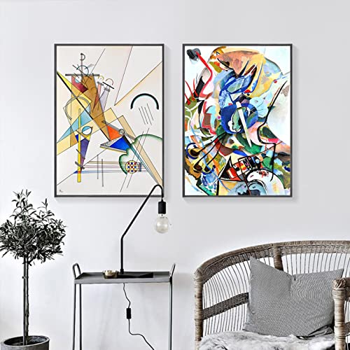 Toile impression Kandinsky pour habiller un grand mur vide - 2