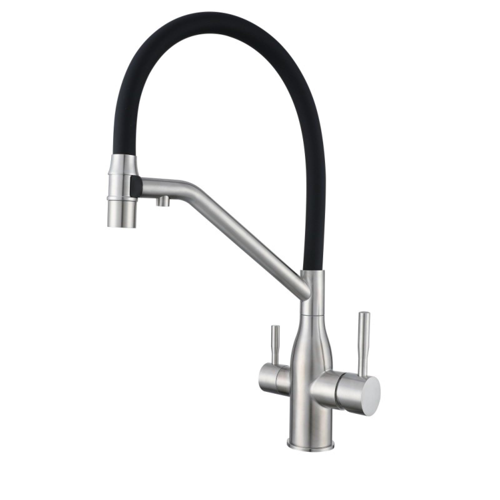 Fanjubei Pull Ribbon To Purify Water 304 Stainless Steel Kitchen Hot And Cold Water Purification Faucet, Pull Ribbon Purification