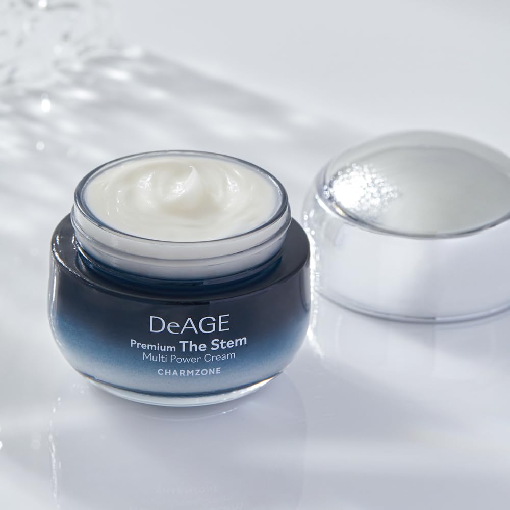 CHARMZONEDeAge Premium The Stem Multi-Power Cream –Marine Stem Cell Healthy Cell Support Plant-Based Rejuvenating Skin Anti-Wrinkle Korean Skincare (1.69 fl.oz / 50ml)