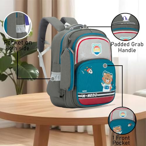 Image of Tinytot 22 Litre 17-Inch Waterproof Large School Bag for Boys & Girls, Kids School Bag, School Backpack for Girls and Boys, for Kids, Ideal for Children