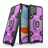 SCRENDY Coque pour Oppo Find X3/X3 Pro, Military Grade Anti-Chute Antichoc Housse, Etui avec Béquille Améliorée [Support Magnétique], Mauve
