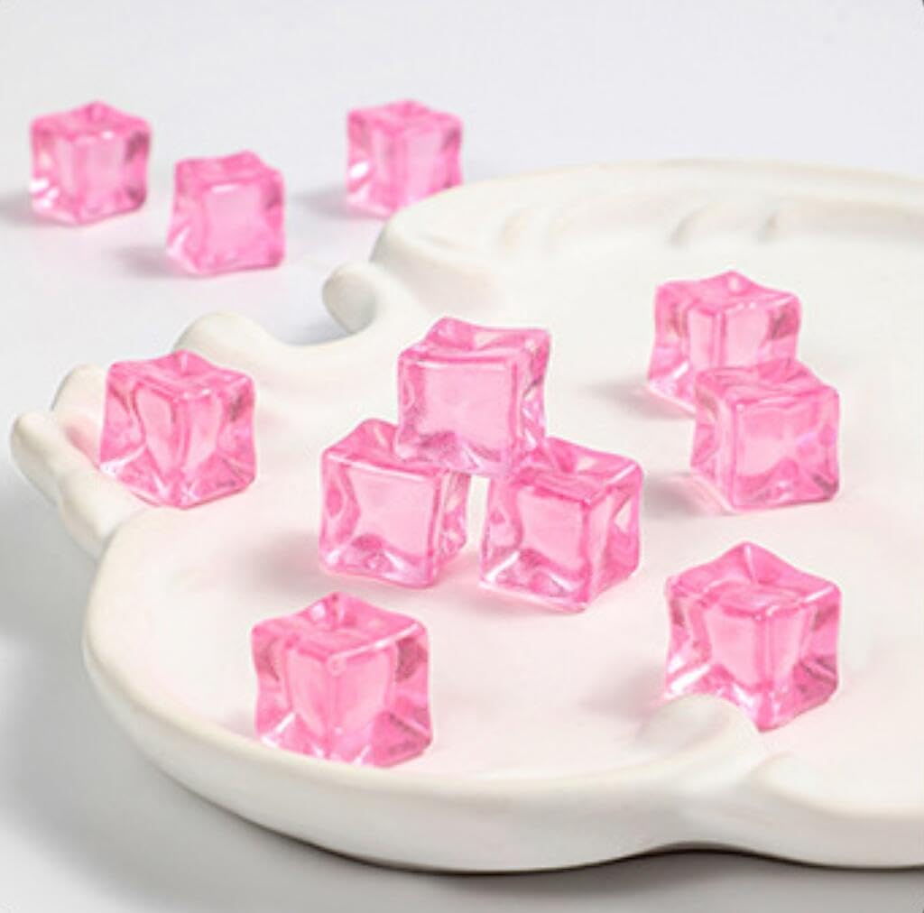 BeLongsYou Luminous Stone Garden Pebbles Rocks Glow in The Dark Indoor Outdoor Decor for Walkways Driveway Yard Grass Fish Tank 18x18mm,Light Blue,190pcs