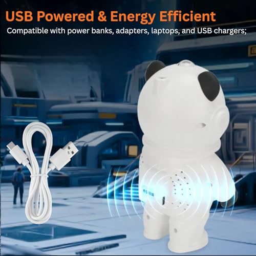 Image of One94Store Space Panda Star Projector Lamp with Bluetooth Speaker | Galaxy Night Light for Bedroom | Laser + LED Dual Light | Touch Control | USB Powered | Kids Night Lamp for Home Decor & Gifting
