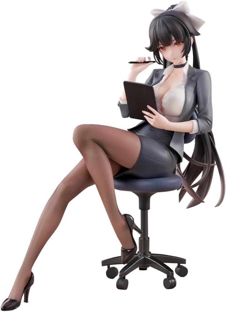 Anime IJN Takao Figure Sitting Pose with Chair Accessory,18cm