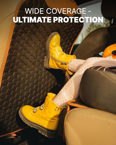 Owleys Set Car Seat Protector & Seat Back Protector Hexy One Twins - Thumbnail 4