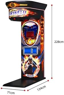 Coin Operated Sports Punching Bag Arcade Box Punch Boxing Machine