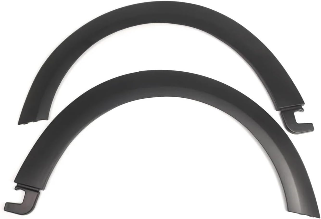 Car Front Wheel Arch Trim Eyebrow Upper Rubber Cover Auto 51777300819 51777300820 Compatible with F55 F56 F57 2014-2019(Front Wheel Left)