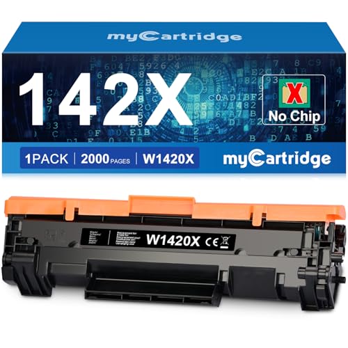 myCartridge 142X W1420X Compatible para HP 142A 142X Tóner de Repuesto para HP Laserjet M140WE...