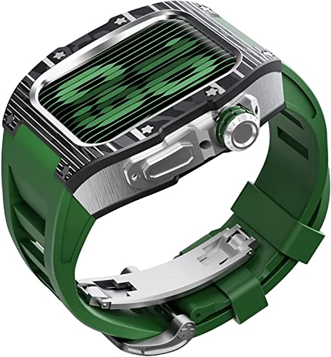 Bracelet Apple Watch 45mm carbone et titane luxe