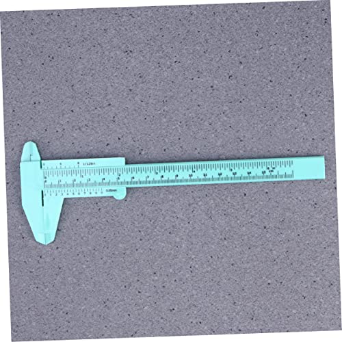 Calibrador mini portátil métrico 150 mm plástico miniatura 4