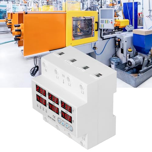 Protector contra sobretensiones AC220V 380V trifásico ajustable de 40A e instalación fácil 2