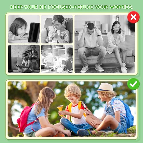 image for Ashfly Microscope for Kids, Mini Microscope with 2'' Inch Screen - 200