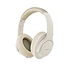 Amazon Basics Pro Series Wireless Noise Cancelling ANC Over Ear Headphone | Bluetooth Headset | USB Charging | 10 m Paring Distance | 74 Hours Battery Life | 40 mm Drivers | IPX4 Rated (Beige)