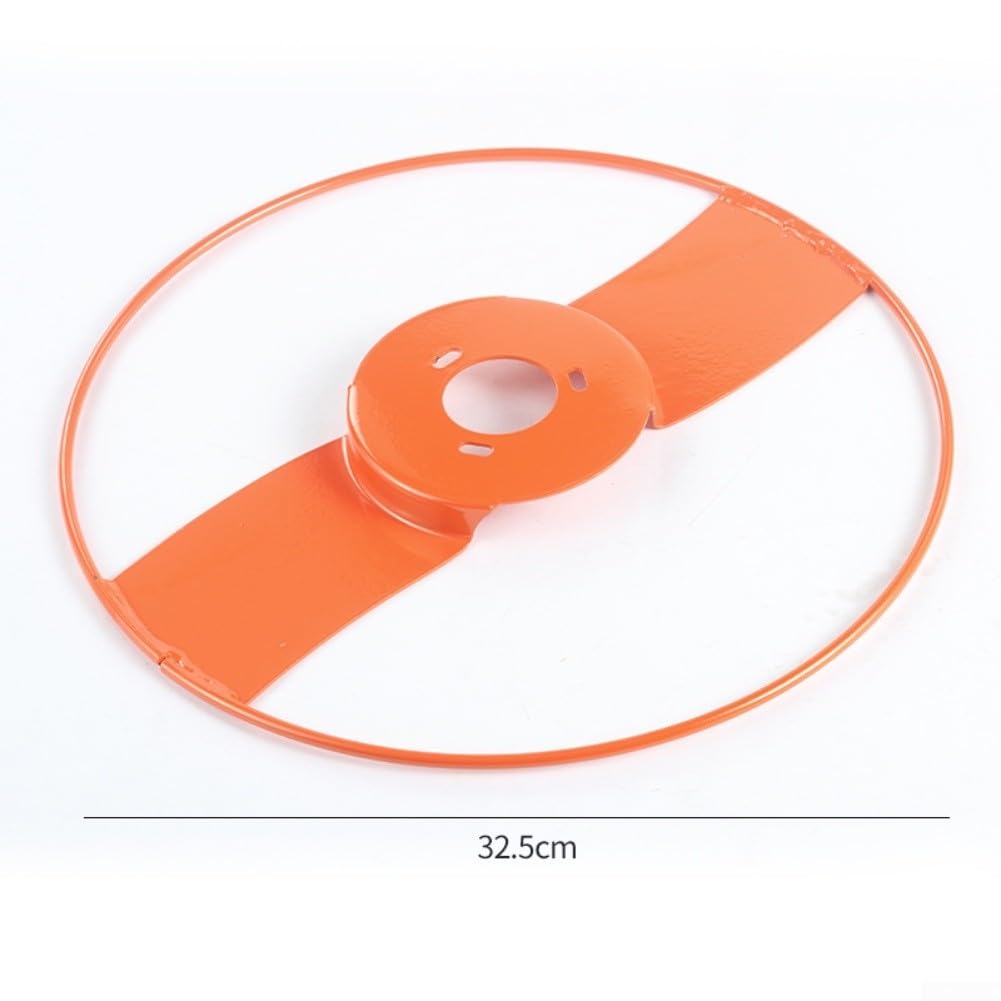 Copertura resistente per decespugliatore da giardino realizzata in acciaio al manganese resistente all'usura per proteggere le attrezzature da prato durante l'uso (32,5 cm)
