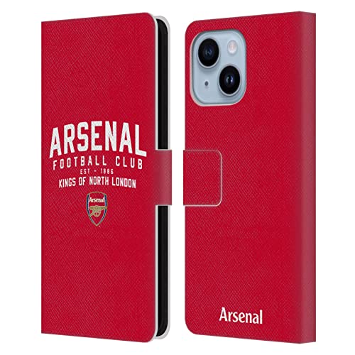 Étui en cuir Kings of North London Arsenal FC pour iPhone 14 Plus