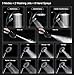 High Pressure Rain Shower Head: Upgrade Shower Heads with Handheld Spray Combo with Fixed Showerhead and 10 Sprays Handheld Shower Head, Detachable Showerheads Built-in Magnetic Docking and Power Jets