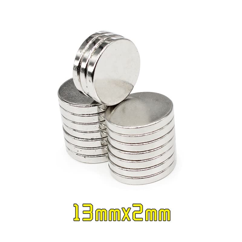 5/10/20/50/100 PCS 13 * 2 Round Neodymium 13mmx2mm Sheet Cylinder Rare Earth Magnetic Disc 13x2 mm Magnet(100PCS)