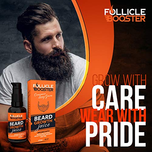 Beard Growth Oil - 1Fl Oz - Growing Serum That Softens & Strengthens Beards and Mustaches - Facial Hair Treatment Treatment Infused with Biotin Capilia Longa Niacinamide and 100% Natural Ingredients - Image 5