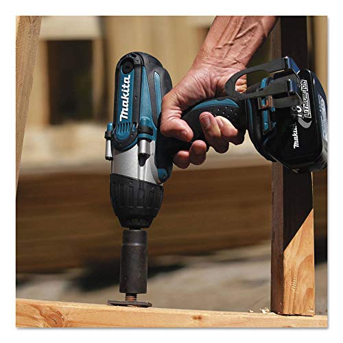 Image of Makita XWT041X 3.0Ah 18V LXT Lithium-Ion Cordless 1 /2 inch Square Drive Impact Wrench Kit | Brushed Motor | LED Work Light | Variable Speed Trigger | Rocker Forward /Reverse Switch | Tool Bag Included