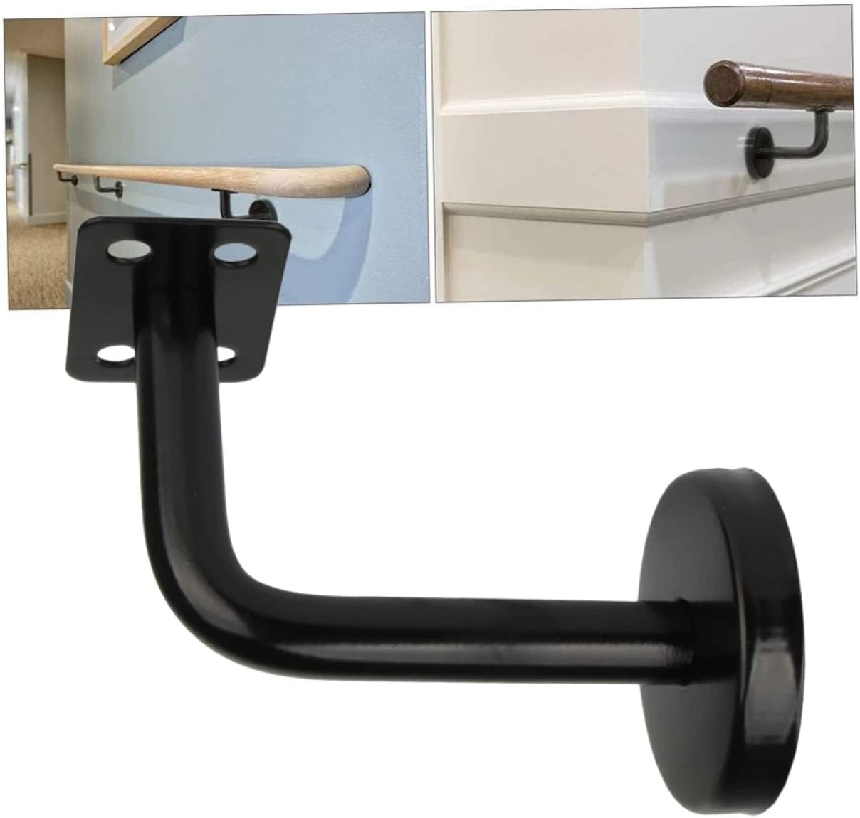 6pcs Stainless Steel Handrail Bracket Elegant Support for Stair Railings Versatile Design for Use for Projects and Guardrail Facilities