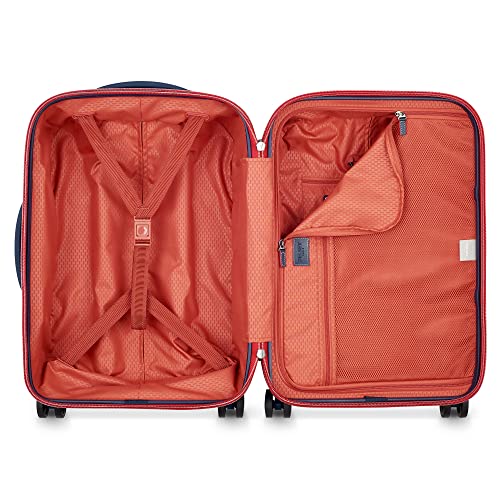 Image of DELSEY PARIS Chatelet Air 2.0 Hardside Luggage with Spinner Wheels, Navy Blue, Carry on Plus 20 Inch