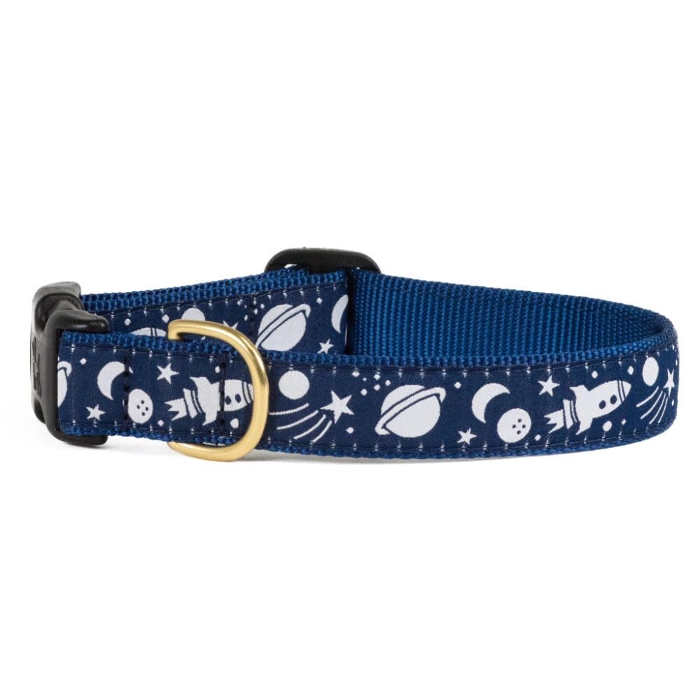 Collier pour chien XXL motif fusées Up Country grand chien 53-68cm de cou