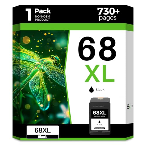 Q-image Substituição 68XL para cartuchos de tinta (1 preto, 1 pacote)