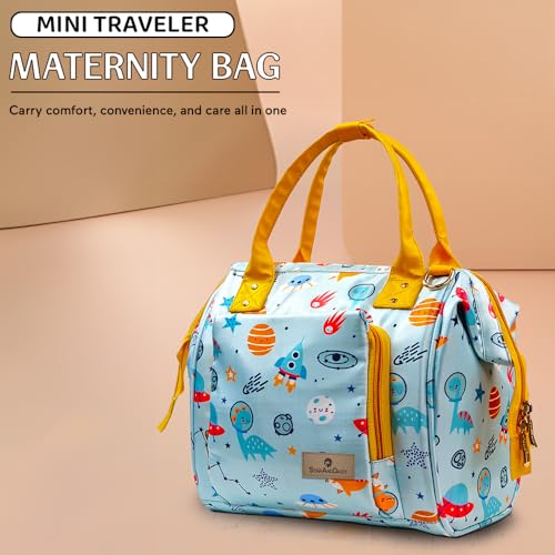 Image of StarAndDaisy Diaper Bag /Diaper Bags for Mom with Light Weight and Potable Design /Multi Compartments, Waterproof Baby Bag with Ultra Soft Fabric.