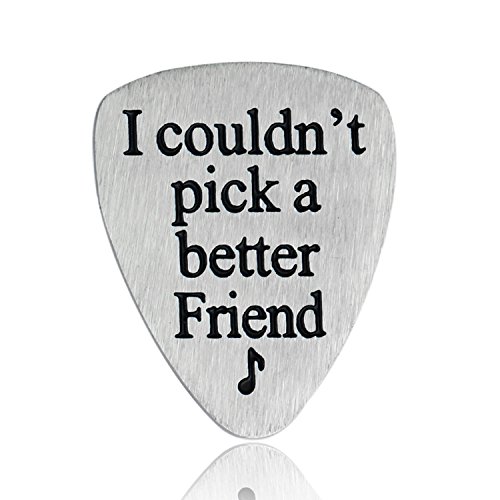 I Couldn’t Pick A Better Friend Musical Guitar Pick Jewelry Gift for Best Friends Friendship Gift